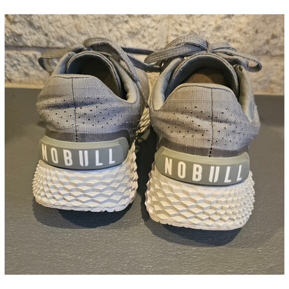 Nobull Ripstop Grey Running Athletic Sneaker/Shoe, Size Womens 9.5, Men 8.0 - Picture 5 of 8